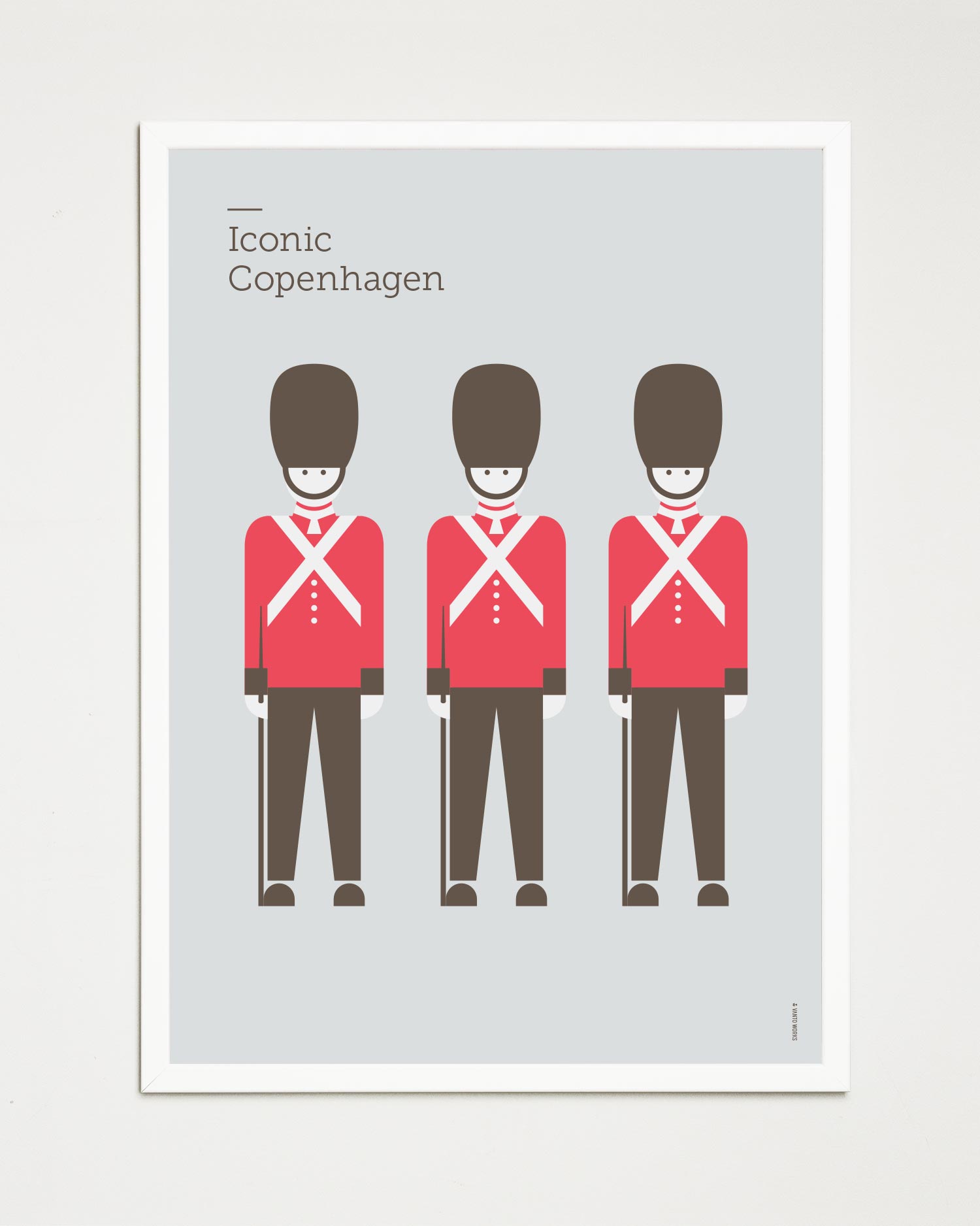 Iconic Copenhagen poster