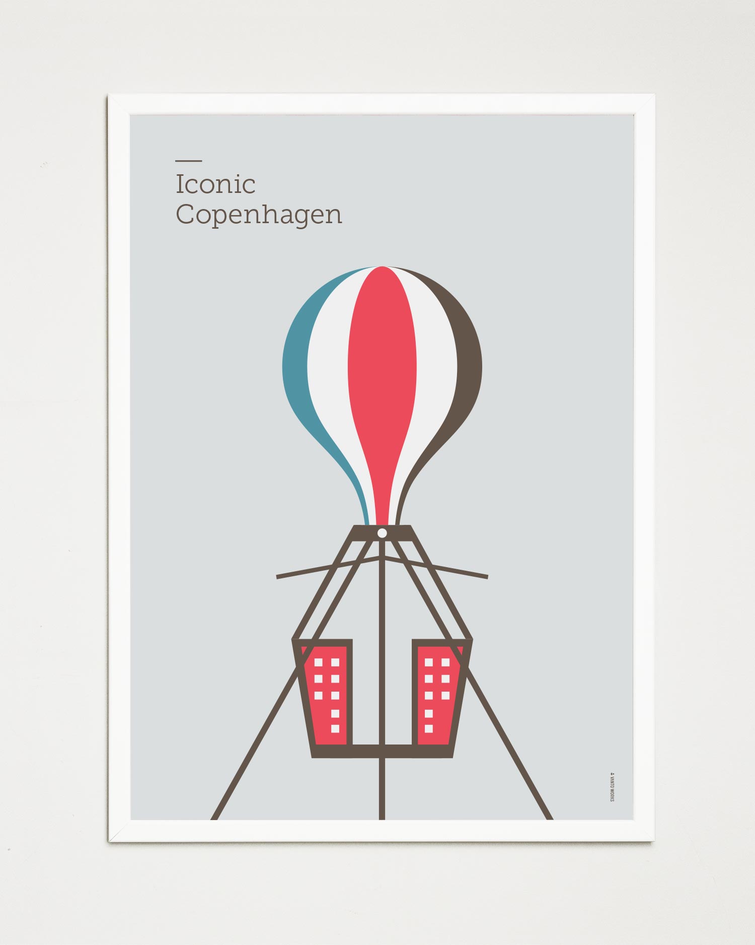 Iconic Copenhagen poster