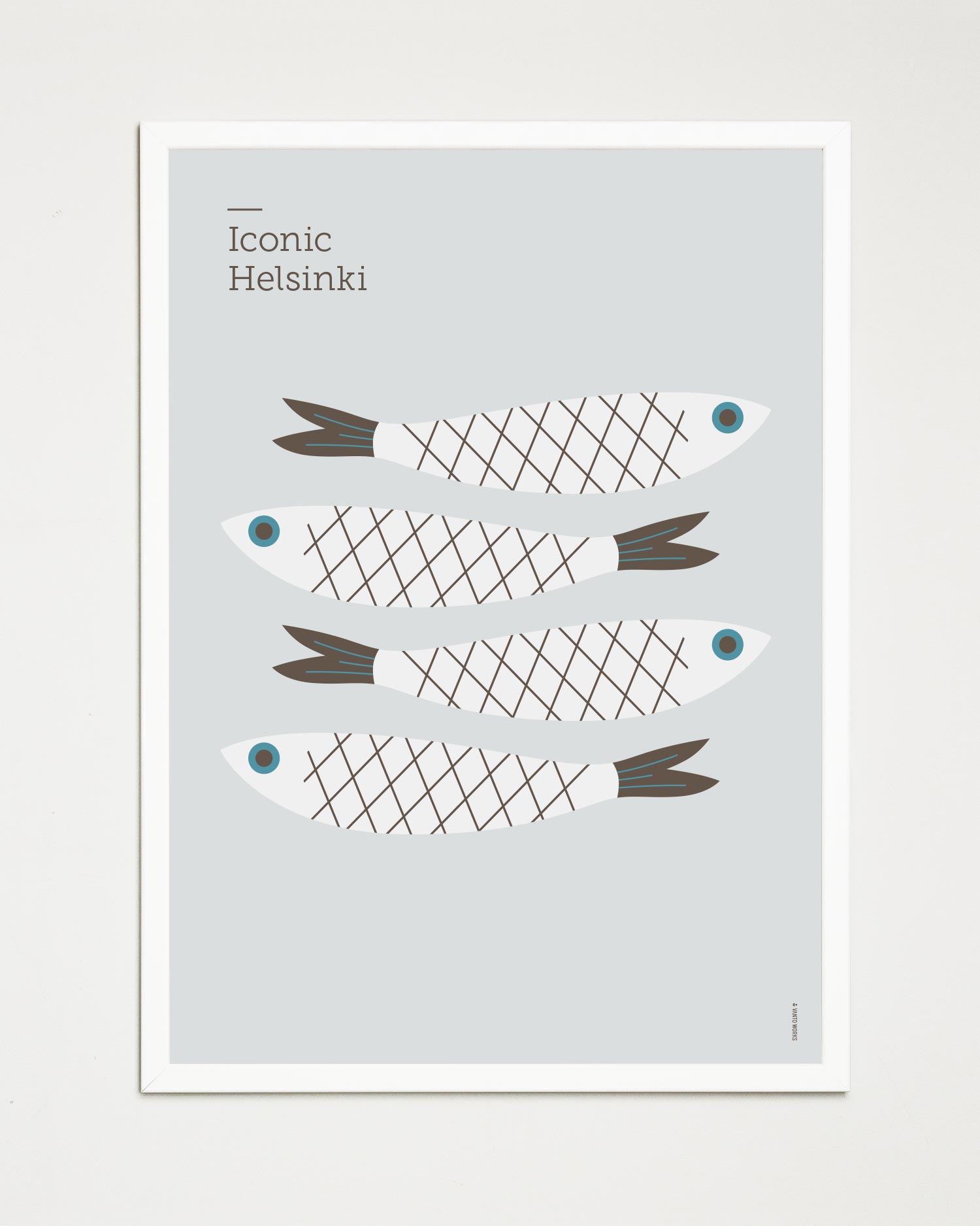Iconic Helsinki poster