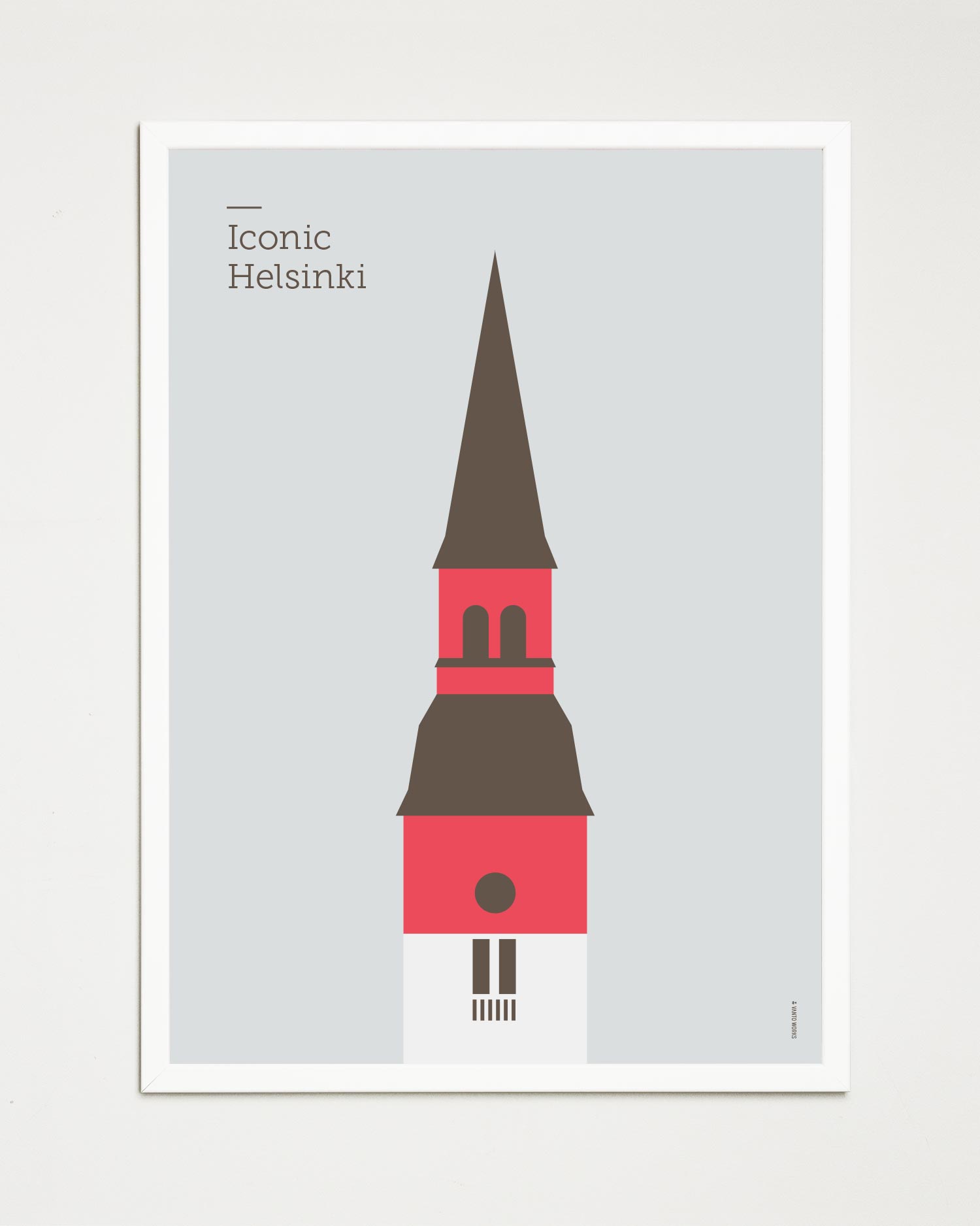 Iconic Helsinki poster