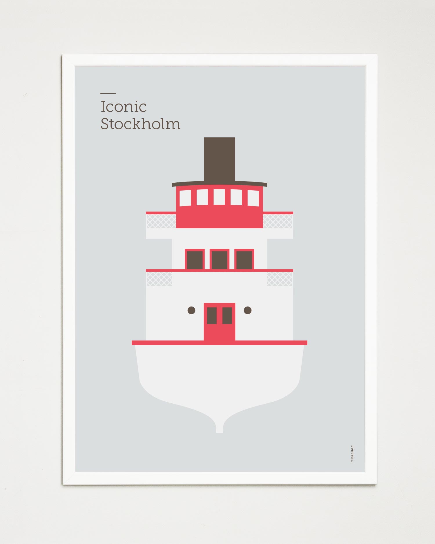 Iconic Stockholm poster