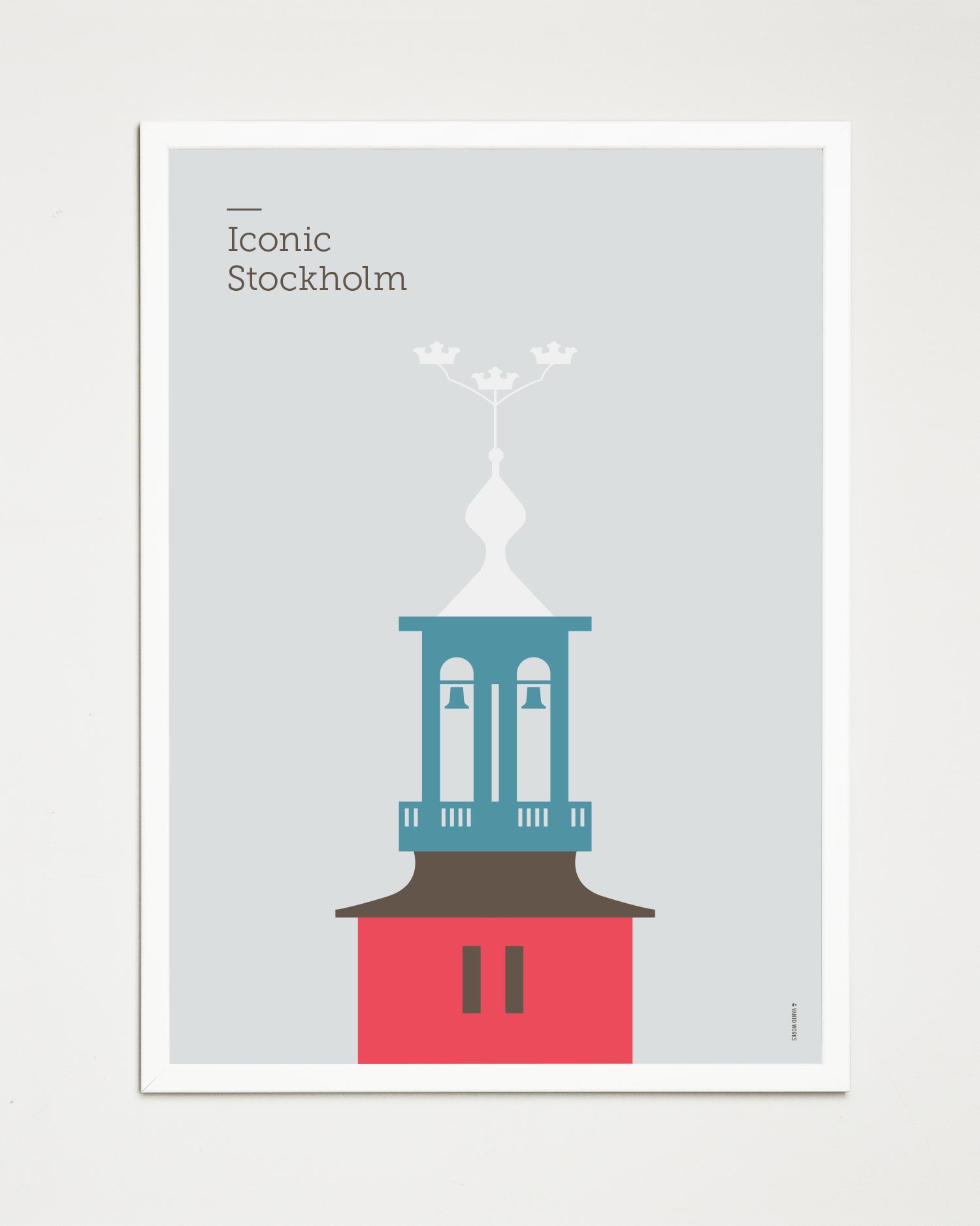 Iconic Stockholm poster
